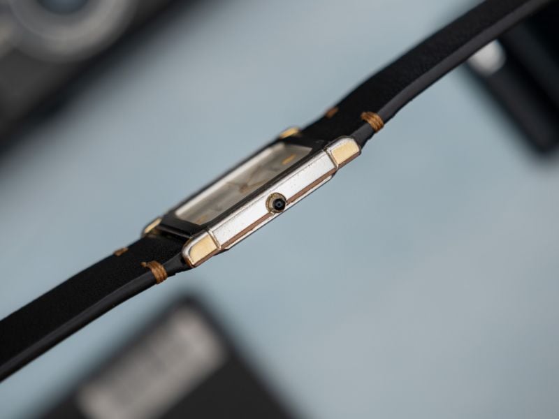 VINTAGE SEIKO DOLCE 7741 5050 TANK WATCH