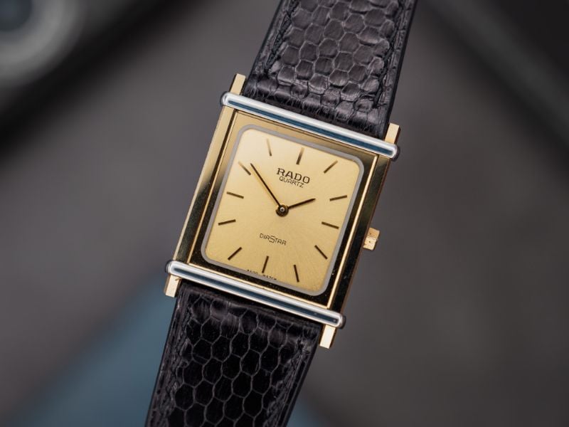 VINTAGE RADO DIASTAR “CHINOISE” TUNGSTEN TANK WATCH