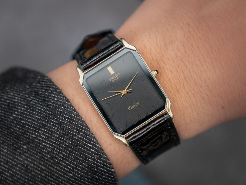 VINTAGE SEIKO DOLCE “SANTOS” TANK WATCH | KRIOS VINTAGE WATCH