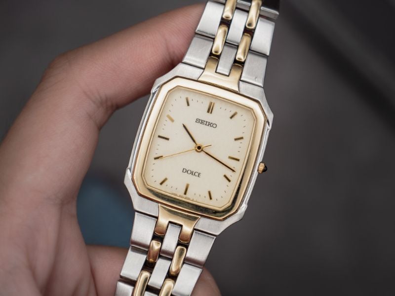 VINTAGE SEIKO DOLCE “SANTOS” TANK WATCH