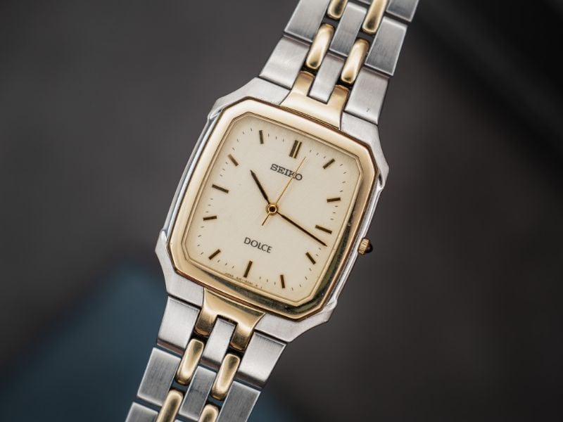 VINTAGE SEIKO DOLCE “SANTOS” TANK WATCH