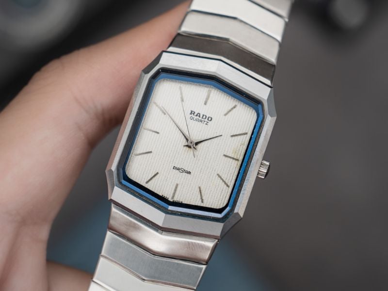 VINTAGE LONGINES TANK WATCH | GREY STRIPPED DIAL | KRIOS VINTAGE WATCH