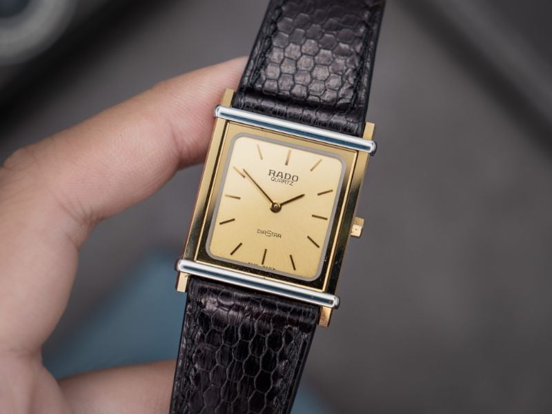 VINTAGE RADO DIASTAR “CHINOISE” TUNGSTEN TANK WATCH