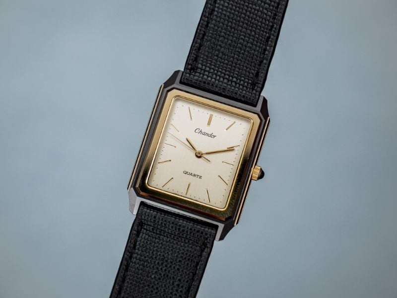 VINTAGE ORIENT CHANDOR TITANIUM TANK WATCH