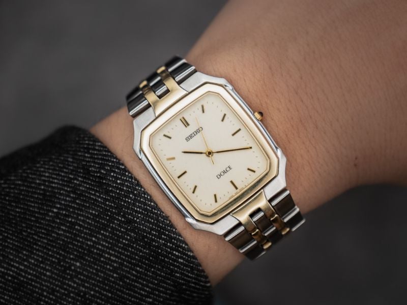 VINTAGE SEIKO DOLCE “SANTOS” TANK WATCH