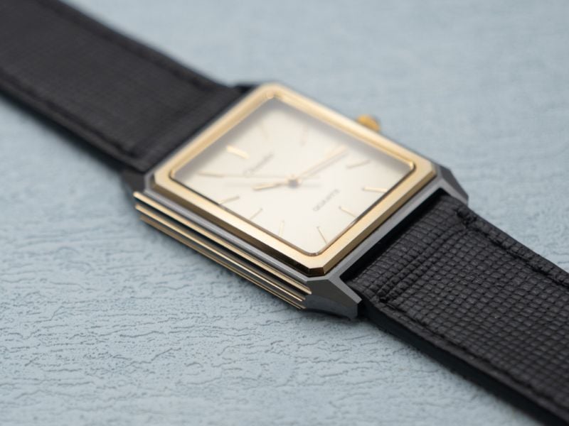 VINTAGE ORIENT CHANDOR TITANIUM TANK WATCH