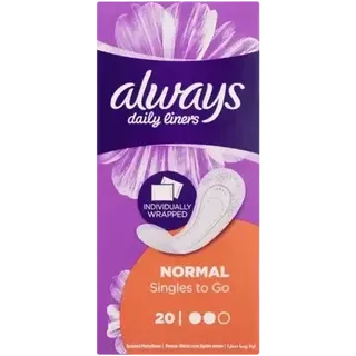 Always  Daily liners Single to Go