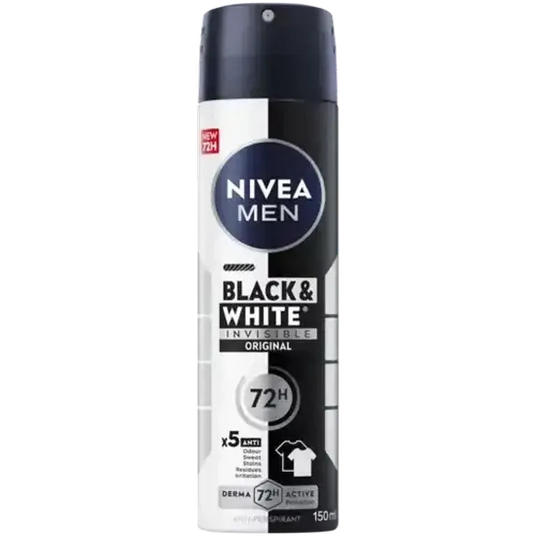Nivea Spray Black and White 150ml