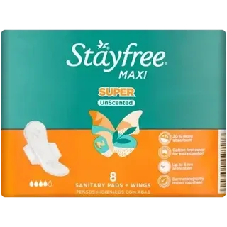 Stay Free Unscented Super Heavy Flow