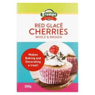 Trumps Whole & Broken Glace Cherries 200g