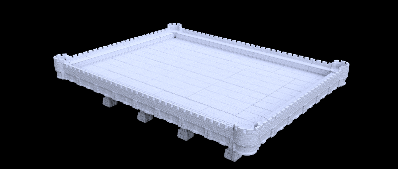 Stronghold Themed StageTop Gaming Table