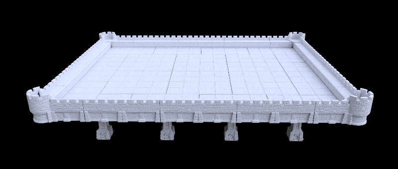 Stronghold Themed StageTop Gaming Table