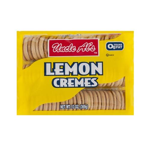 UNCLE AL'S LEMON CREME COOKIES