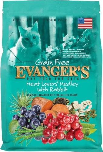 EVG CAT GF MEAT LOVR MEDLEY W/RABBIT (GREEN)