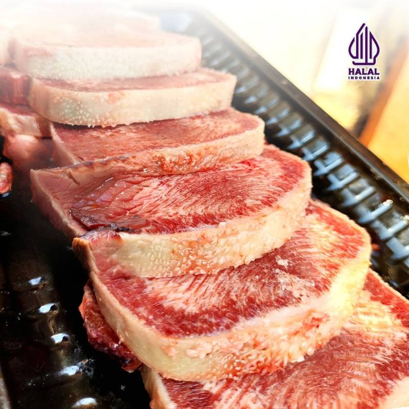 Bistik Lidah Sapi 500gr Frozen, Halal