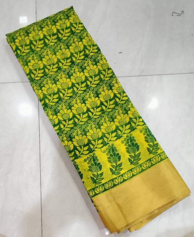 Seco printed sarees with blouse