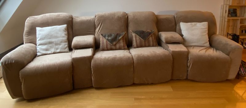 Home Theater Reclining Sectional