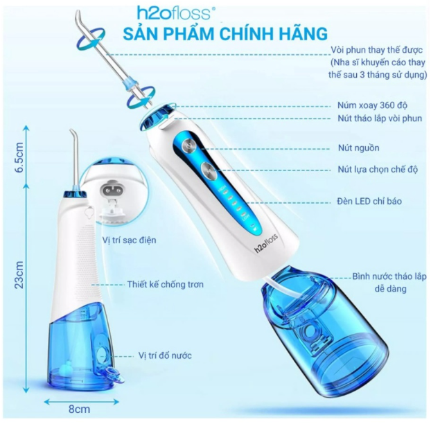 Máy tăm nước h20 hf9p