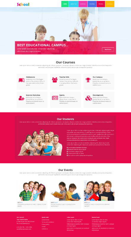 School Education Template