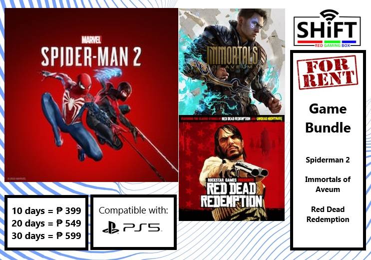 Spiderman 2 - Red Dead Redemption - Immortals of Aveum