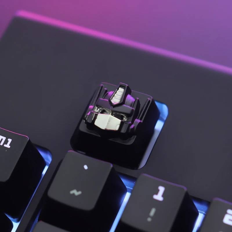 Zinc-plated Aluminum Artisan R4 Keycaps - Transformers