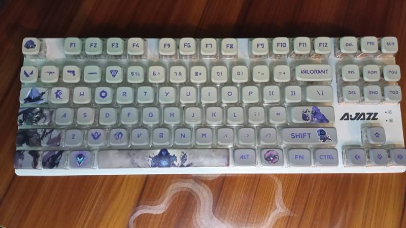 Valorant Themed Pudding Keycaps - OMEN