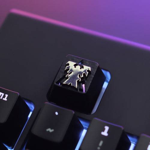 Zinc-plated Aluminum Artisan R4 Keycaps - Starcraft - Terran