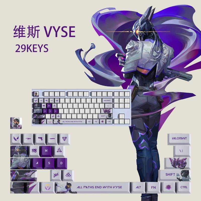 29 Key Valorant Set- Vyse