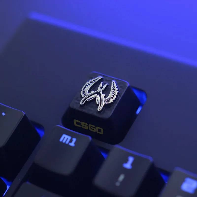 Zinc-plated Aluminum Artisan R4 Keycaps - CSGO