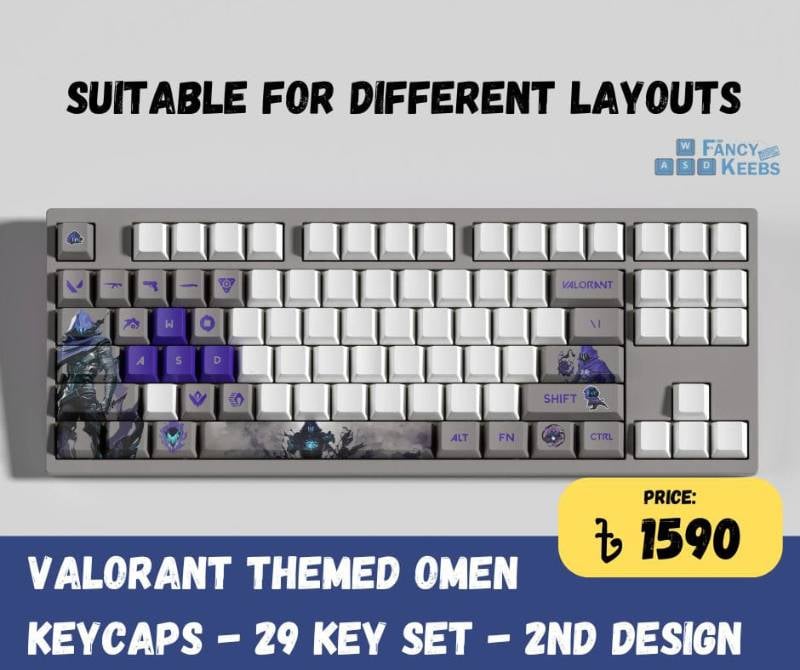 29 Key Valorant Set- Omen V2