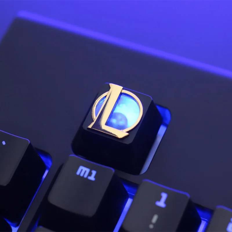 Zinc-plated Aluminum Artisan R4 Keycaps - League of Legends