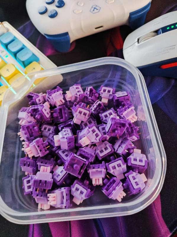 Star Chen Flower Purple Linear Switch