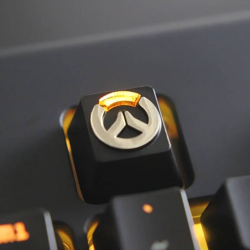 Zinc-plated Aluminum Artisan R4 Keycaps - Overwatch