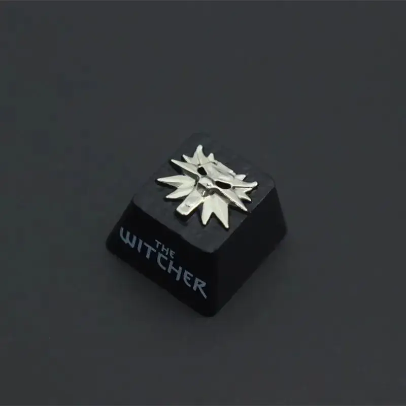 Zinc-plated Aluminum Artisan R4 Keycaps - The Witcher