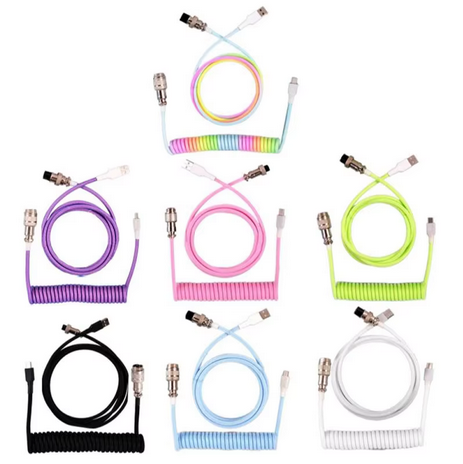 Coiled Cable/Aviator Cable/Braided Cable for Keyboard