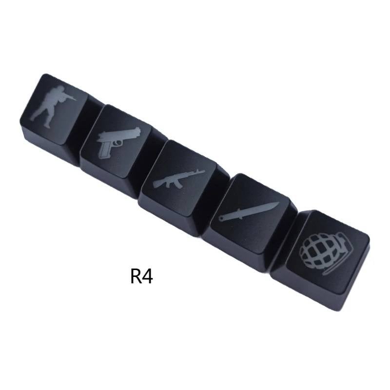 CSGO R4 Backlit 5pcs Keycap set