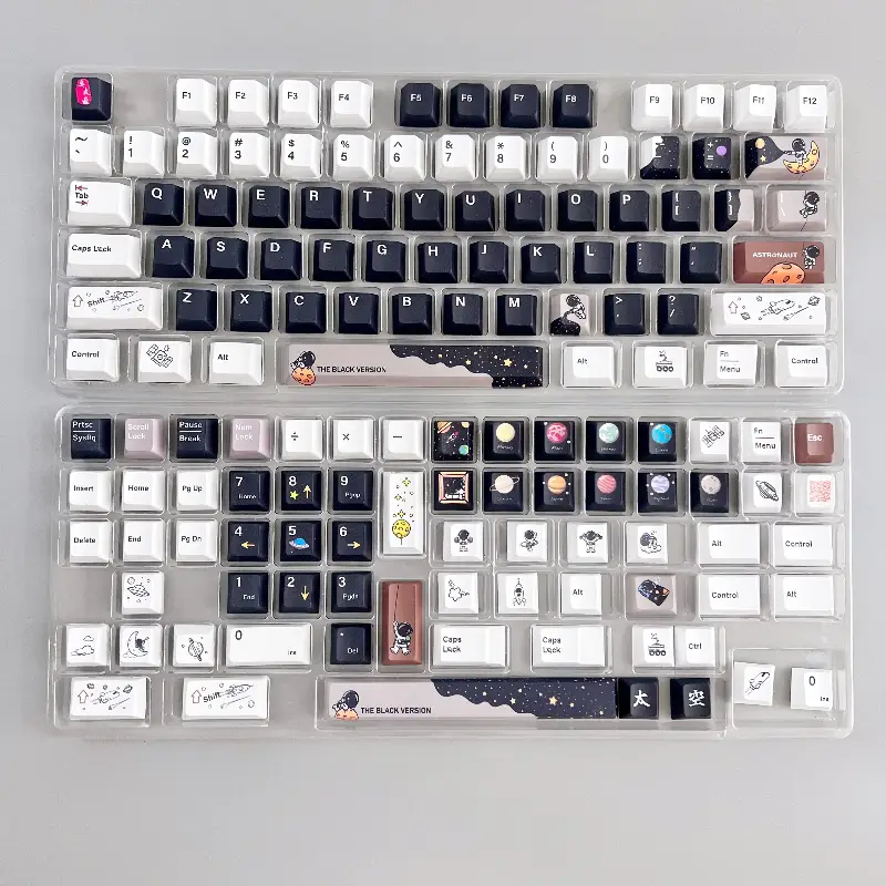 143Keys Astronaut V2 Keycaps - Cherry