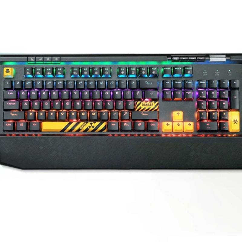 PBT 8pcs Set With Spacebar- Caution