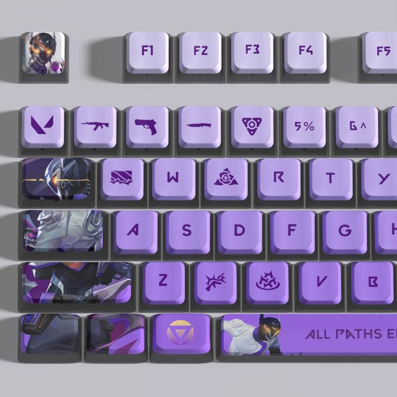 Valorant Themed Pudding Keycaps - VYSE