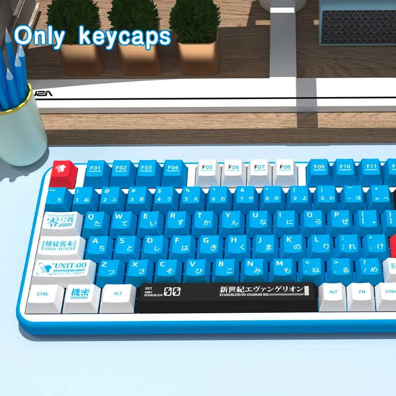 156Keys EVA-00 Keycaps - Cherry Profile