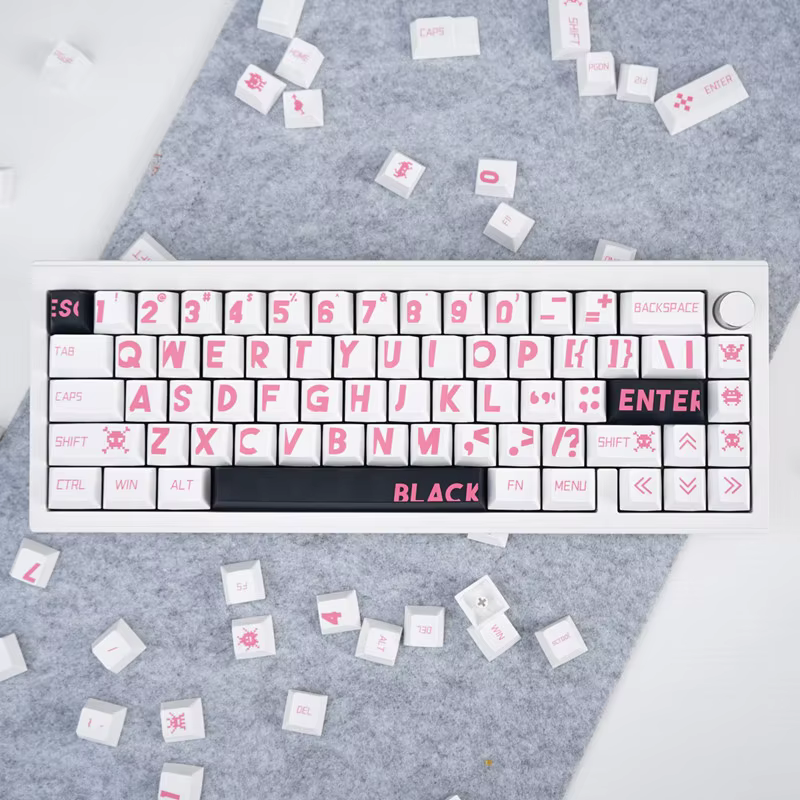 Pink Large Characters-133 keys