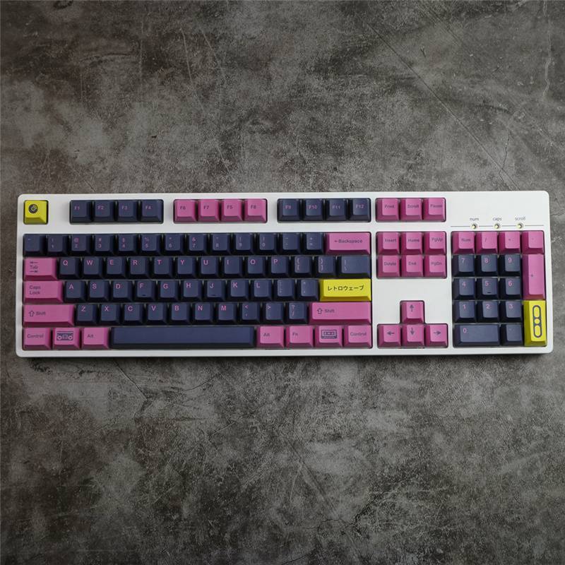 GMK Retrowave 142 Keys - Cherry