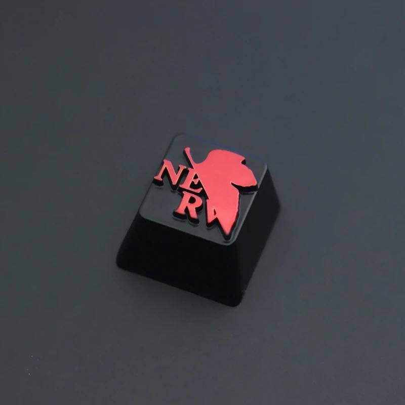 Zinc-plated Aluminum Artisan R4 Keycaps - NERV