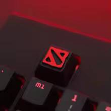 Zinc-plated Aluminum Artisan R4 Keycaps - Dota