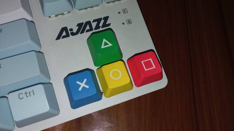 PS4 Face-button Colorful Arrow key Set