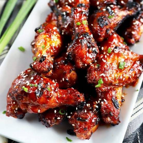 Korean chicken wings BBQ sauce