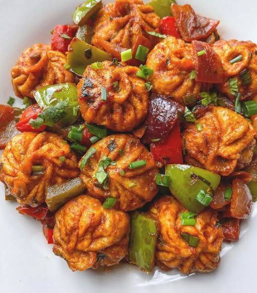 Chicken chilli momo