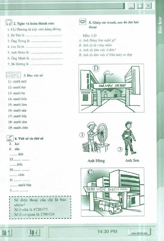 (PDF + Mp3) | Click Tiếng Việt trình độ A tập 1
