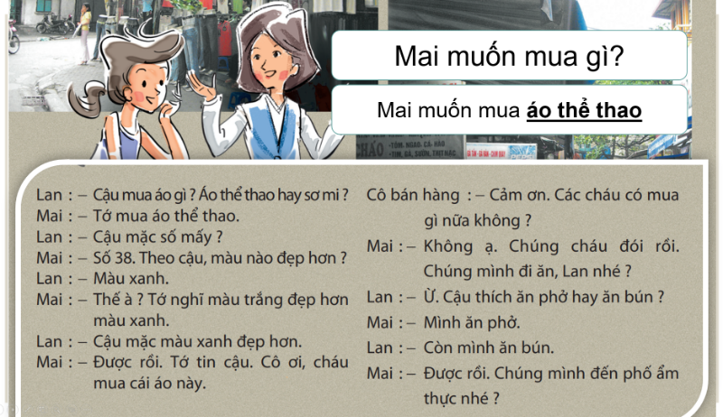 Bài 16: Trang phục và ẩm thực (Outfit and cuisine)