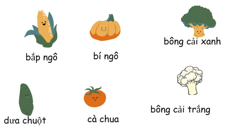 Bài 9: Rau củ quả (Vegetables and Fruits)